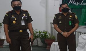 Vaksinasi Massal Sambut Hari Adhyaksa di Kejati Sulteng, Kajati : Saya Imbau Tetap Jaga Jarak