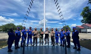 Dirpolairud Polda Sulteng Beri Surprise HUT TNI – AL