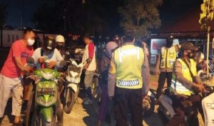 Knalpot Motor Bogar Disita Polisi Saat Razia, Kapolsek Palu Timur : 50 Unit Kendaraan Ikut Terjaring