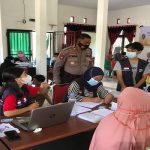 Vaksinasi di Sarudu Terus Digenjot, Kasat Samapta : Berjalan Lancar dan Aman