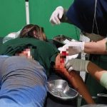 Suami Bacok Istri di Surumana Kini Dilarikan ke Puskesmas Sarjo, Diduga Istri Dua Hari Tak Pulang