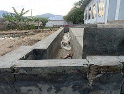 Pembangunan Kantor Baru Damkar Diduga Alami Kerusakan