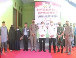 Kapolda Sulteng Serahkan Renovasi Rumah ke Istri Almarhum Ali Kalora