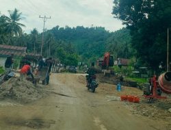PT. Macini Raya Pratama Menanggapi Pekerjaan Oprit Box Culvert Terguling di Siboang