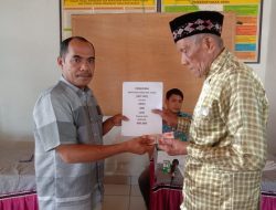 86 Warga Desa Karya Mandiri Terima BLT, Diserahkan Pj Kades Piklan S.Ag