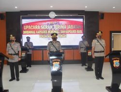 Kapolres Morowali dan Kapolres Buol Resmi Berganti