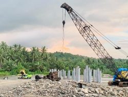 Pekerjaan Konstruksi Pembangunan Jembatan Wulai 2022 Dimulai