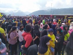 Jalan Santai Partai Golkar Morut Membludak Diikuti 4.000 Peserta