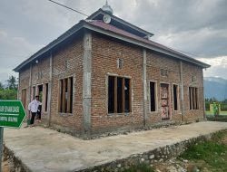 Aspim Sulteng Bak Malaikat Bantu Penyelesaian Masjid di Desa Karawana Dolo