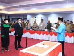 Gubernur Sulteng Lantik Rudy Dewanto sebagai Pj Sekda yang Baru