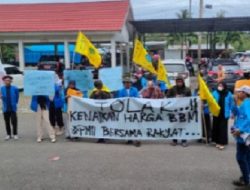 Unjuk Rasa Mahasiswa terkait Kenaikan BBM Berjalan Aman di Pasangkayu