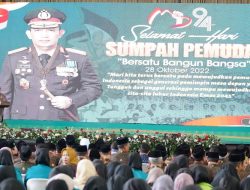 Orasi Kebangsaan Sumpah Pemuda, Kapolri: Persatuan-Kesatuan Wujudkan Indonesia Emas 2045