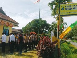 Pengamanan Pilkades Serentak, Polsek Kulawi dan Koramil Gelar Apel Pagi Bersama