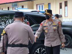 Kapolres Donggala Terima Kunjungan Kerja Kapolda Sulteng di Mako Polres Donggala