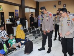 Kapolda Sulteng Sidak Polresta Palu, Pastikan Pelayanan Sesuai SOP dan tidak Ada Pungli