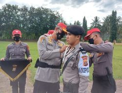 213 Siswa Diktuba Polri SPN Polda Sulteng Dilepas Untuk Melaksanakan Latja