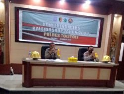 Berikut Capaian Kinerja Polres Tolitoli 2022, Kapolres : Ada 10 Kasus Menonjol
