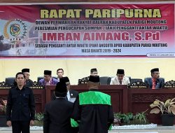 Imran Aiman Resmi jadi Anggota DPRD Parigi Moutong