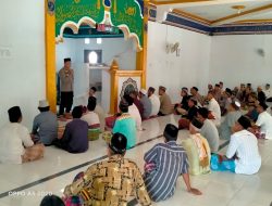 Kapolsek Dampal Utara Laksanakan Jumat Curhat di Masjid Nurul Huda Sese