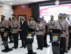 Kapolda Sulteng Lantik Tiga PJU dan Kapolres, Berikut Pesannya