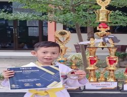 Junior Alfarisi Atlet Taekwondo Cilik Raih Medali Emas Pada Turnamen Piala Gubernur Sulawesi Tengah 2023