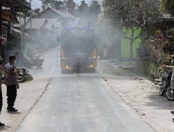 Abu Vulkanik Pasca Erupsi Gunung Merapi