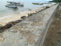 Proyek Pengaman Pantai Boneoge Disorot