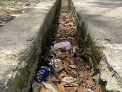 Pekerjaan Saluran Drainase Diduga Belum Rampung