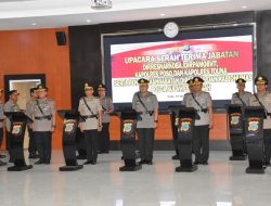 Kapolda Sulteng Pimpin Sertijab