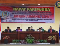Ketua DPRD Parimo Lantik Imran Aimang