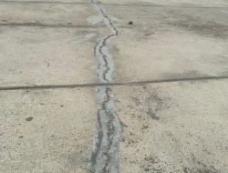 Beton Lantai RTH Mengalami Kerusakan