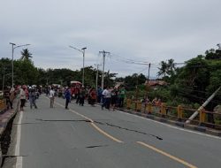 Ruas Jalan Palu – Donggala Putus
