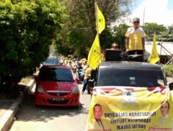 Ratusan Simpatisan Partai Golkar Tolitoli Ramaikan Pendaftaran Bacaleg ke KPU