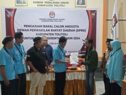 Hari Terakhir Daftar Bacaleg di KPU Tolitoli, 3 Parpol Ini Tereliminasi, Simak Infonya?