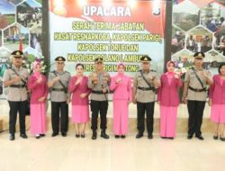 Serah Terima Jabatan Polres Parigi Moutong, Pemimpin Baru untuk Mengatasi Kejahatan Narkoba