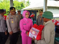 Polres Parimo Gelar Bansos Bagian dari Perayaan Hari Bhayangkara ke 77 