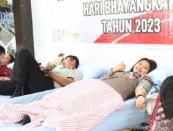 Polres Parimo Berkarya dalam Aksi Mulia, Gelar Bakti Sosial Donor Darah untuk Memperingati Hari Bhayangkara ke-77