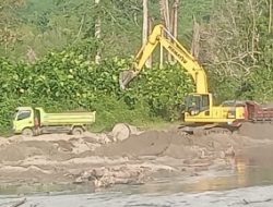 Aktivitas Pengerukan Pasir Diduga Tanpa Izin di Tolitoli