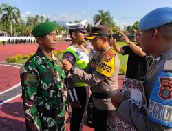Kapolres Parimo Memimpin Apel Gelar Pasukan Operasi Patuh Tinombala 2023