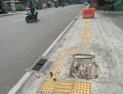Peningkatan Jalan Kartini Palu Mengalami Sejumlah Kerusakan