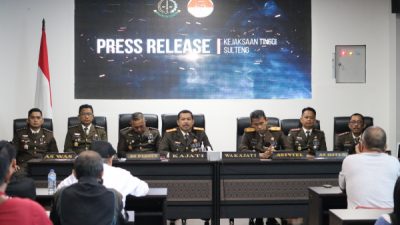 Momen HBA ke 63, Kajati Sulteng Press Realese Bersama Forwaka