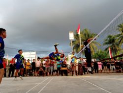 Turnamen Sepak Takraw Meriahkan HUT Kemerdekaan RI di Bambaira
