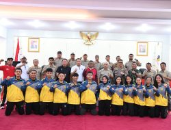 Gubernur H.Rusdy Mastura Melepas Atlet Karate Sulteng Menuju Kejuaraan Nasional Pra PON ke-21