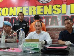 Polresta Palu Berhasil Amankan 1 Kilogram Sabu, Tersangka Terancam Hukuman Mati