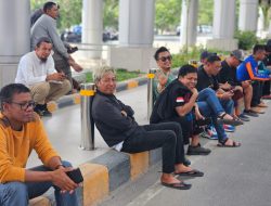 Simpatisan Agusman Aco Meriahkan Penyambutan Hary Tanoesoedibjo di Kota Palu