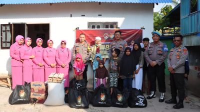 Penyerahan Sembako oleh Polres Tolitoli kepada Panti Asuhan