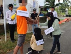 Polres Touna Gelar Rekonstruksi Pembunuhan KDRT, Suami Habisi Istri karena Cemburu
