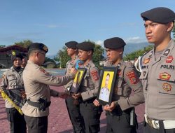 Upacara Pemberhentian Tidak Dengan Hormat (PTDH) Dua Personel Polda Sulteng
