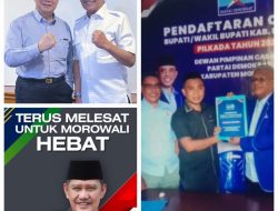 Rachmansyah Mendaftar di Dua Partai sebagai Balon Bupati Morowali
