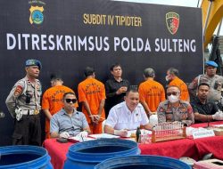 Polda Sulteng Tetapkan Dua Tersangka dalam Kasus Pertambangan Tanpa Izin